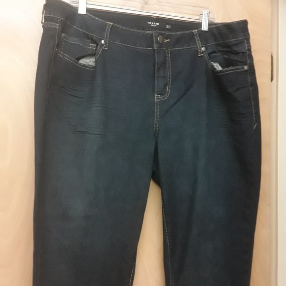 Torrid Denim Dark Wash Jean's 18 New tags NWT - Picture 2 of 6
